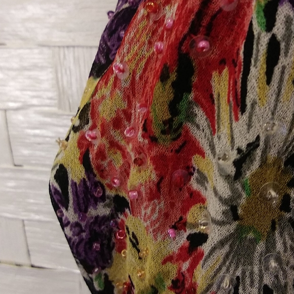 Bust 44'' ,Length 58''Colorful Plus Size Maxi - Picture 11 of 11